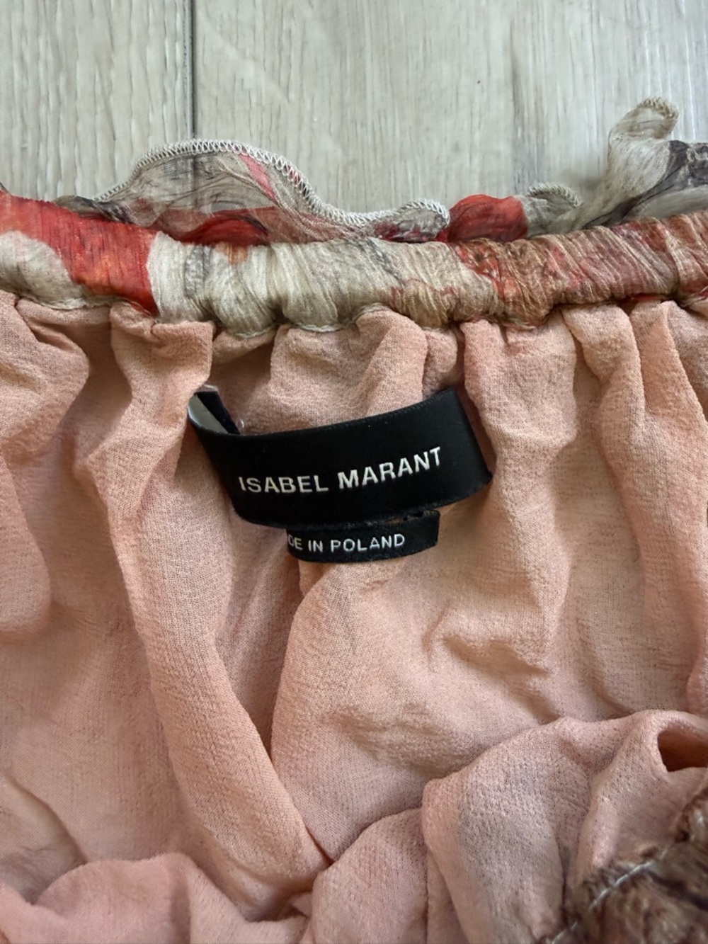 Isabel Marant Floral Ruffle Mini Silk Skirt Anemone Print in Red. Size S. New - Picture 3 of 7